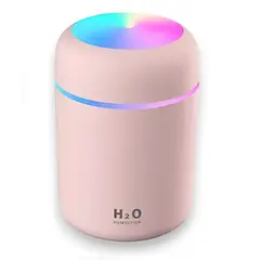 GENERICO - Humidificador Ultrasonico Difusores Humidificadores 300ml Rosa