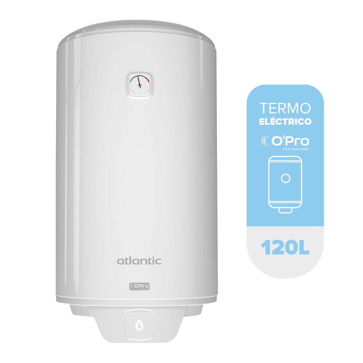 ATLANTIC - Termo Eléctrico Atlantic Opro + 120 litros