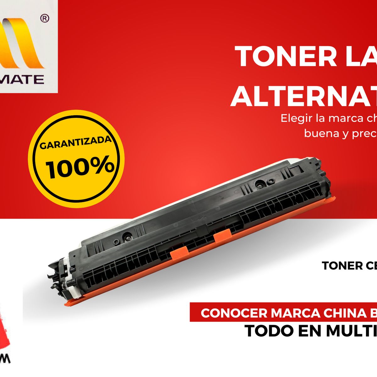 GENERICO - Toner Alternativa CE310 Multicom & Chinamate Para Hp