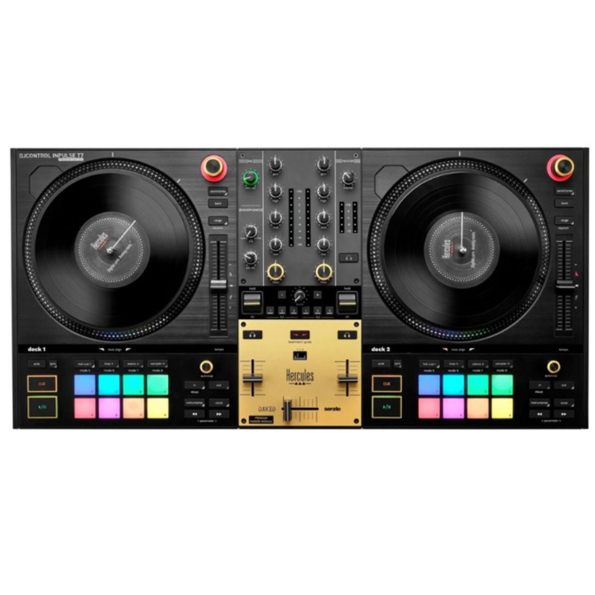 HERCULES - Controlador de Dj Profesional Hercules Inpulse T7 Premium