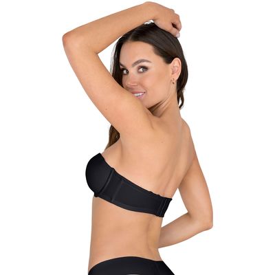 Imagen 2 del producto Sostén strapless sin realce con más de 7 formas de uso 091075 Negro