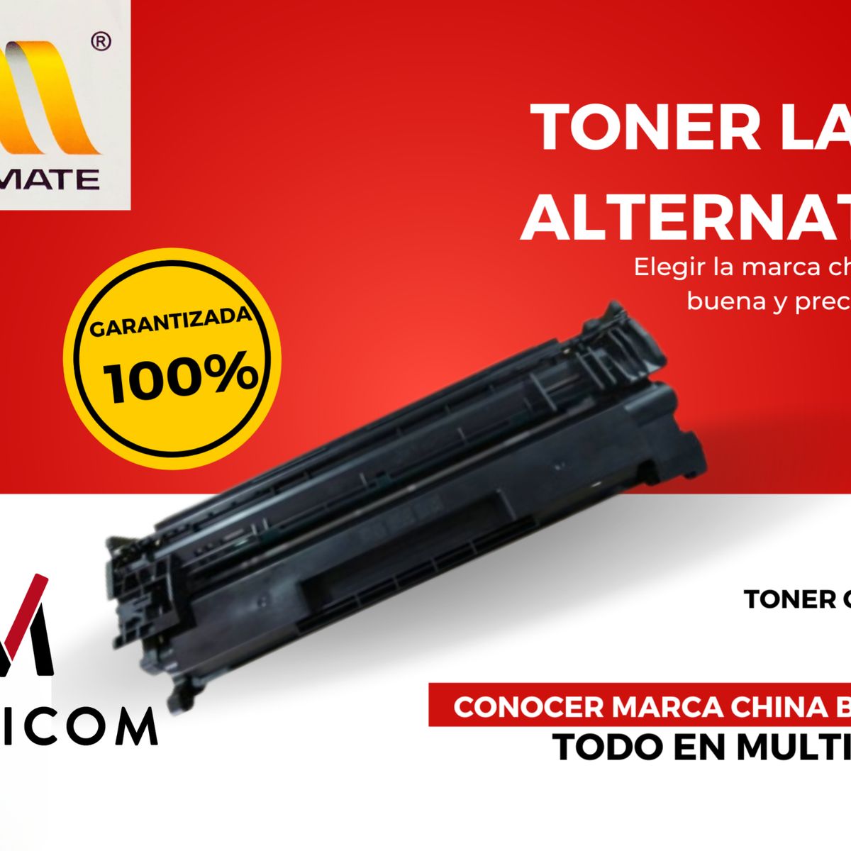 GENERICO - Toner Alternativa CE226X Multicom & Chinamate Para Hp