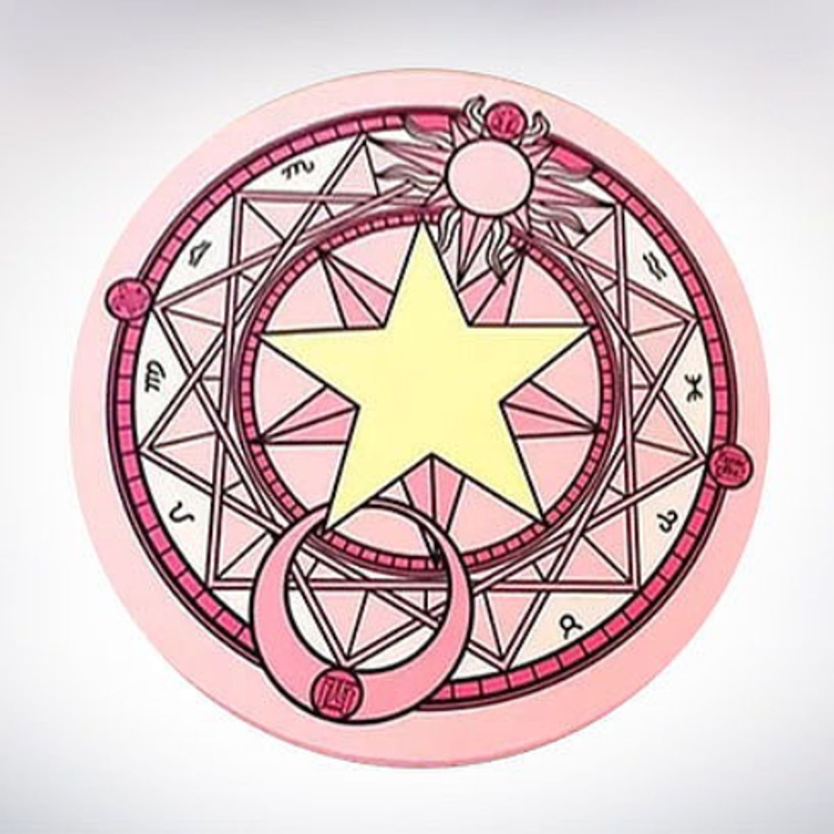 GENERICO - Alfombra Sakura Card Captor Color Rosado 60cm…