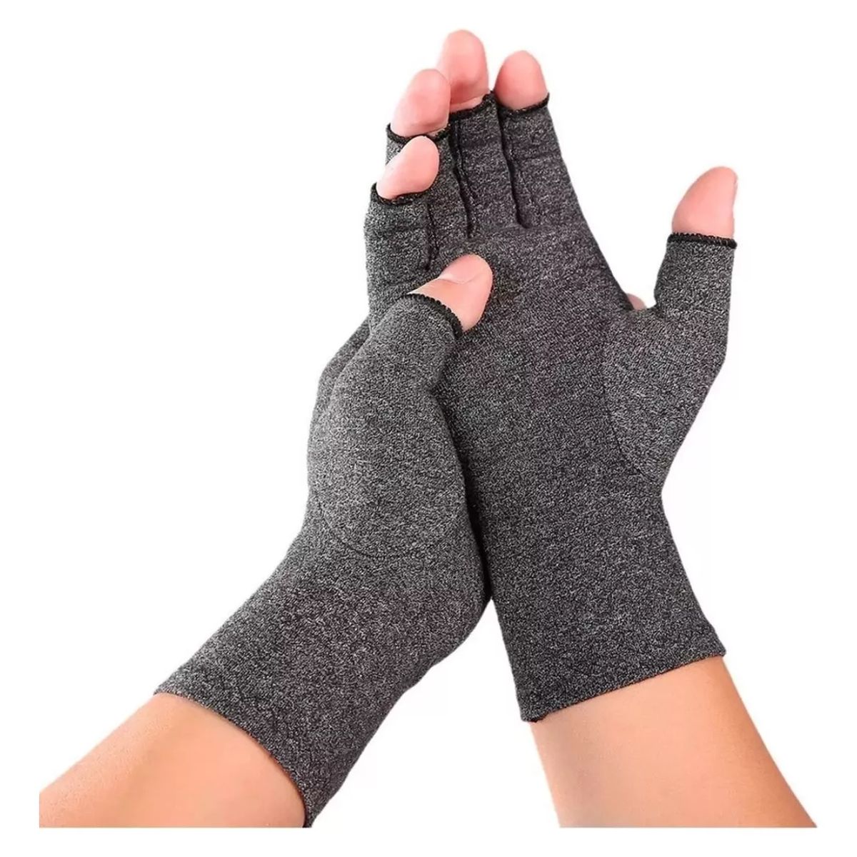 ONEDER - Guantes Compresión Para Artritis Artrosis O Tenditis GrisTalla L
