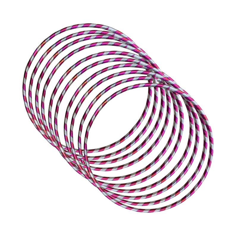 GENERICO - Ula Ula Aro Artístico Pack X 10 Unidades Medidas 65cm