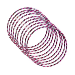 GENERICO - Ula Ula Aro Artístico Pack X 10 Unidades Medidas 65cm