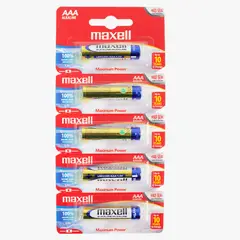 MAXELL - PILA ALCALINA AAA TIRA 5 UNIDADES