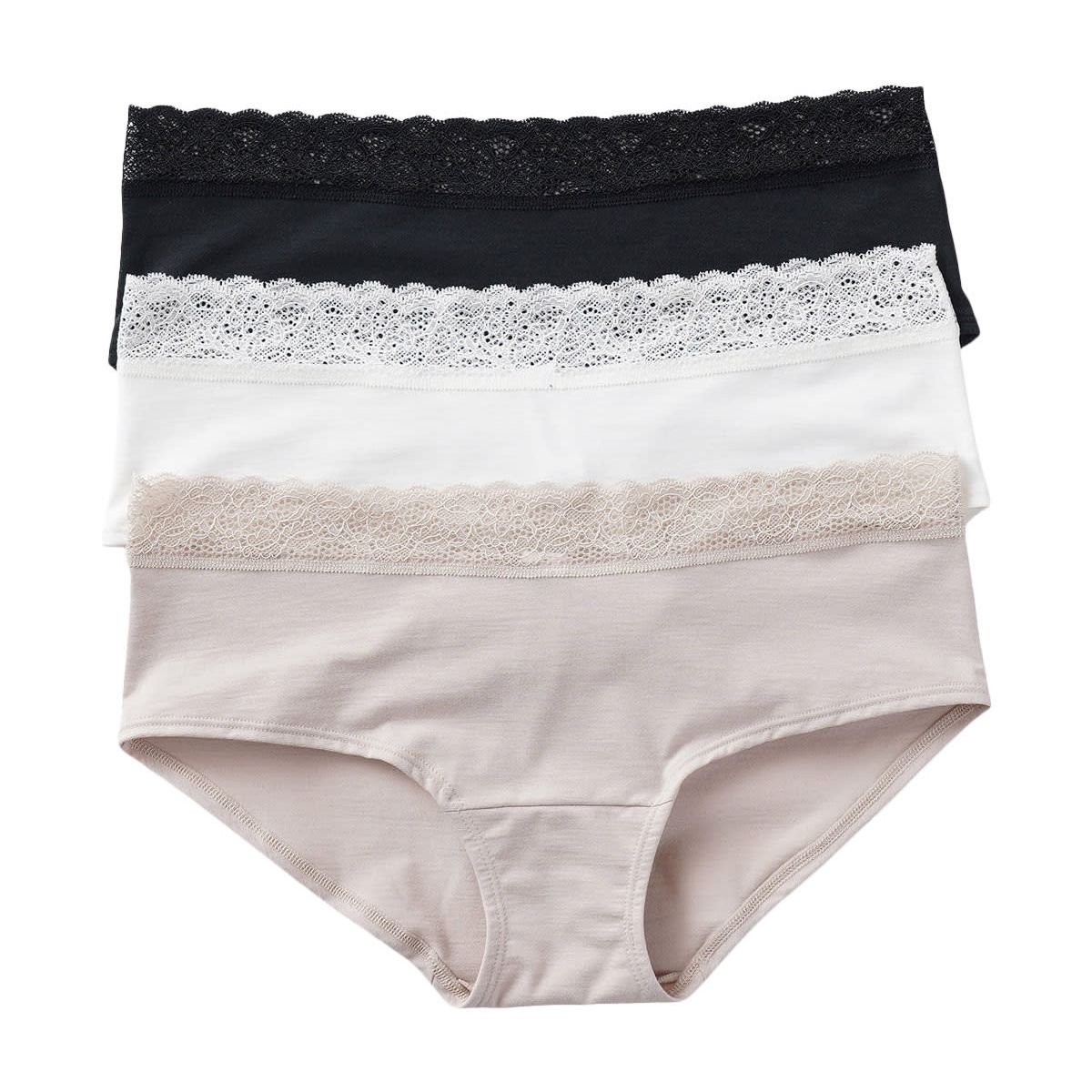 LEONISA - Calzones 12972X3 Hipsters y Cacheteros Surtido