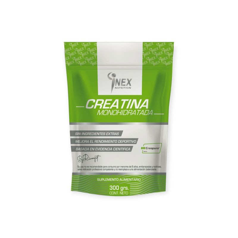 GENERICO - CREATINA MONOHIDRATADA 300GR INEX NUTRITION BY RIVAFIT
