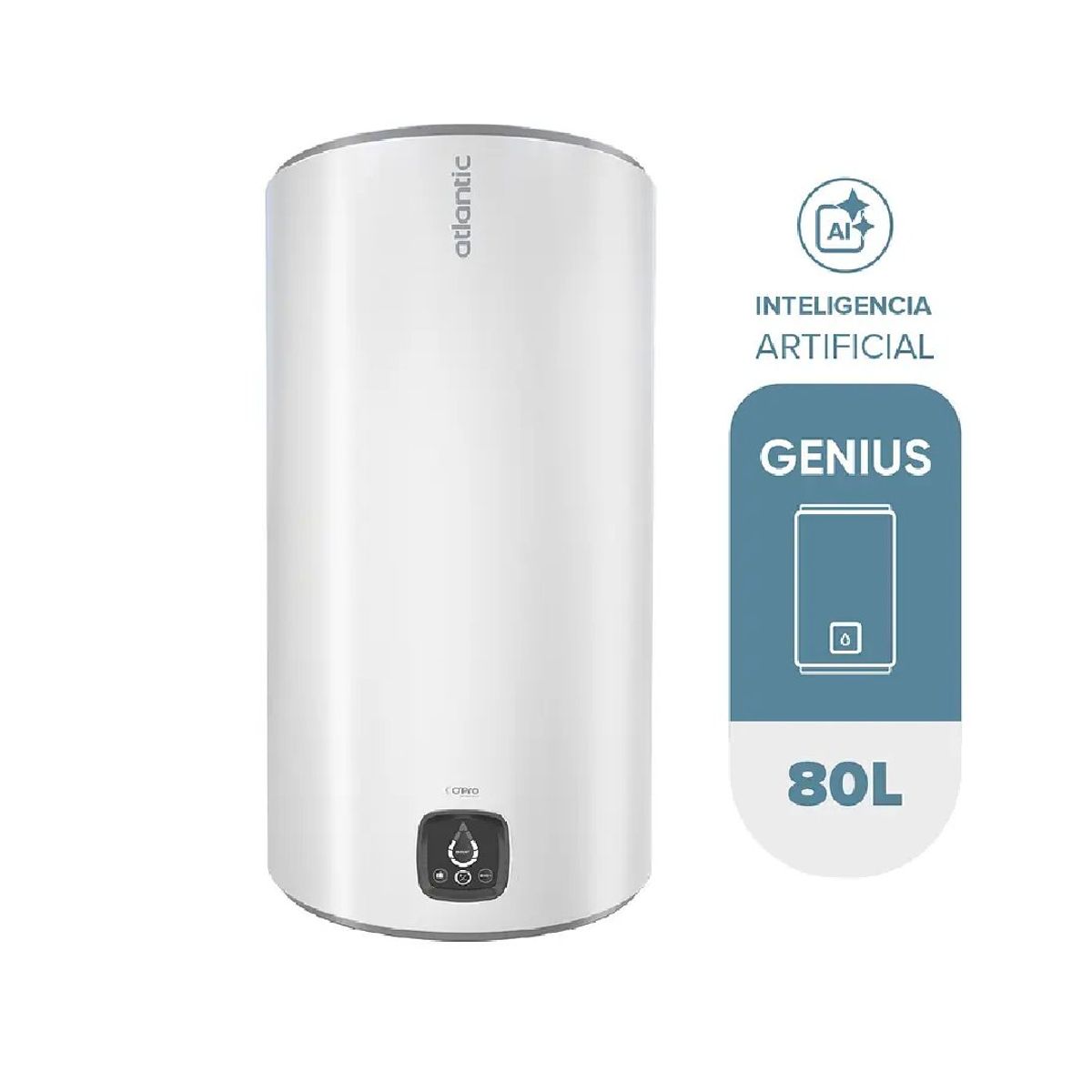 ATLANTIC - Termo Eléctrico Atlantic Genius 80 litros