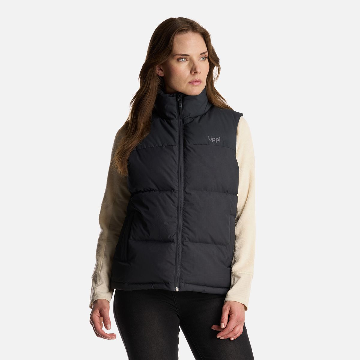 LIPPI - Chaqueta Mujer Urban Down Jacket Vest Negro Lippi
