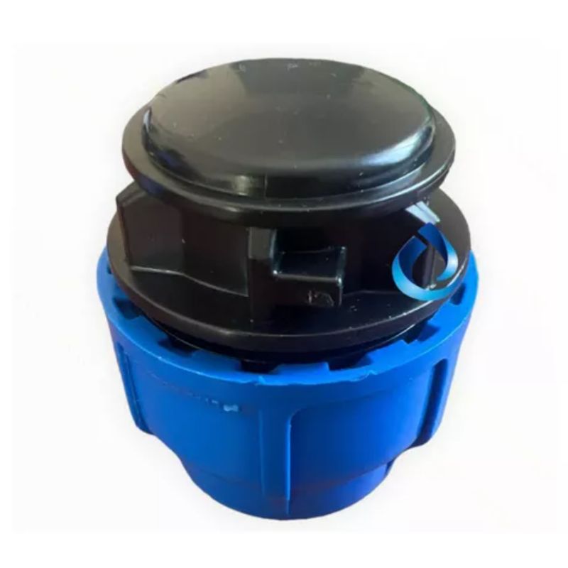 GENERICO - Tapon Final Compresion Hdpe 50mm Plansa Manguera