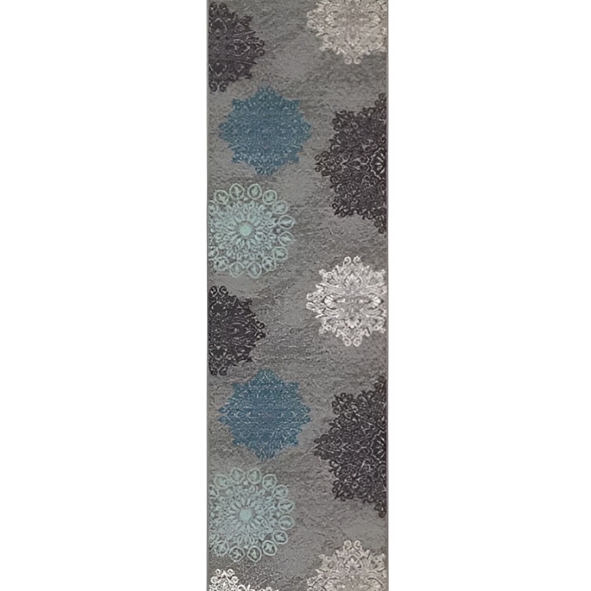 MROTTO - Alfombra Pasillo Gris 70 cm x 2 metros ANTIDESLIZANTE Sin Overlock