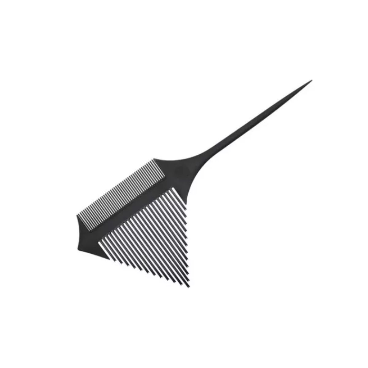 GENERICO - Peineta Triángula Para Mechas NEGRO