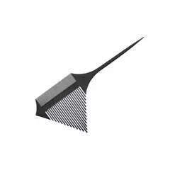 GENERICO - Peineta Triángula Para Mechas NEGRO