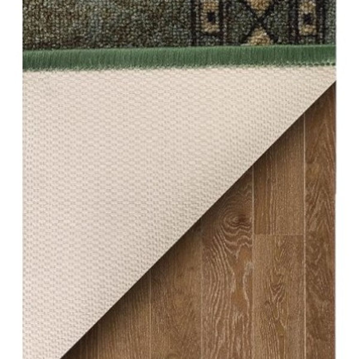 MROTTO - Alfombra Pasillo Verde 60 cm x 210 CM ANTIDESLIZANTE Sin Overlock