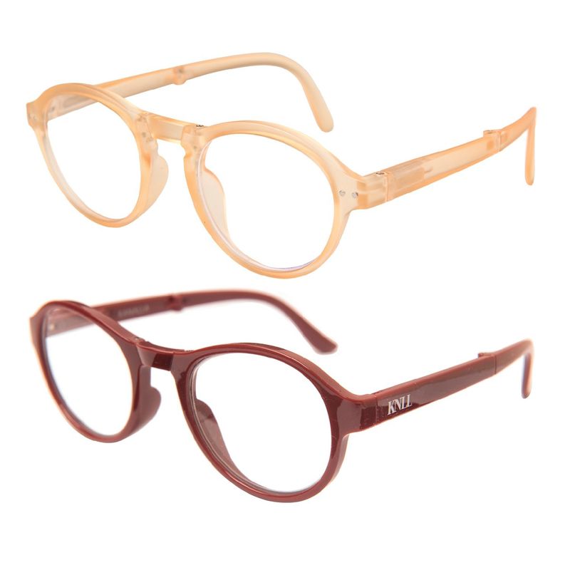 KANALLA - Pack 2 Lentes De Lectura Plegable Con Filtro Azul mod Negro/ Naranjo 1.0