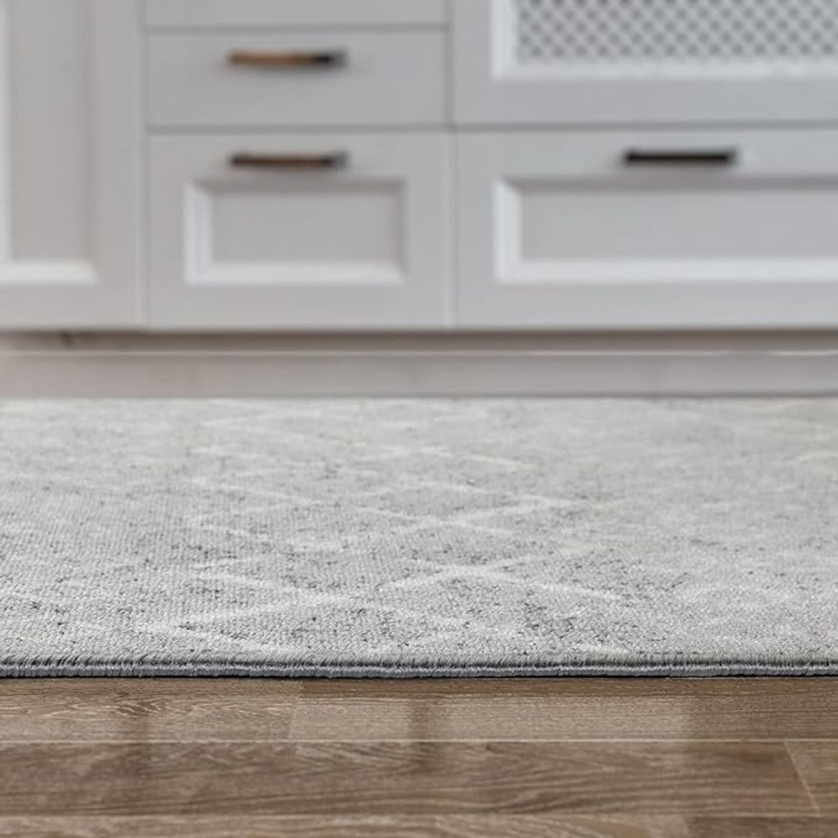 MROTTO - Alfombra Pasillo 70 cm x 10 metros (5+5 metros) ANTIDESLIZANTE Gris