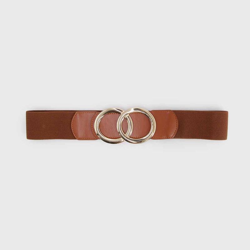 VC ACCESORIOS - Cinturón elásticado hebilla doble argolla