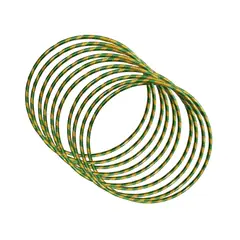 GENERICO - Ula Ula Aro Artístico Pack X 10 Unidades Medidas 85cm