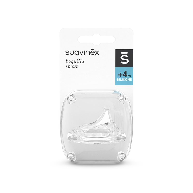 SUAVINEX - REPUESTO BOQUILLA ANTIDERRAME SILICONA +4M