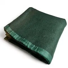 RANCO - Frazada Térmica Lisa Verde 1,5 plazas 450g/m2 - Textil