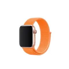 GENERICO - Correa Banda De Nylon Iwatch Applewatch Naranja 38-40-41MM