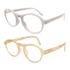 KANALLA - Pack 2 Lentes De Lectura Plegable Con Filtro Azul mod Gris /Naranjo 3.0