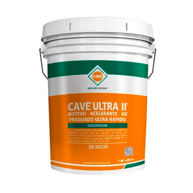 CAVE - Cave Ultra II - Acelerante de Fraguado 20Kg