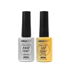 GENERICO - Top Coat+ Base Coat Permanentes Cherimoya 8ml