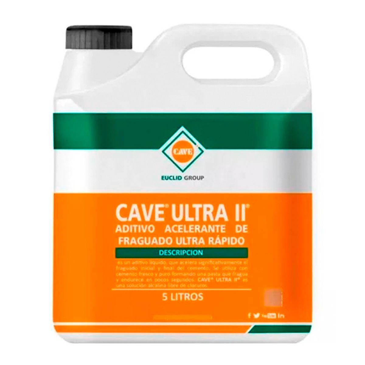 CAVE - Cave Ultra II - Acelerante de Fraguado 6Kg