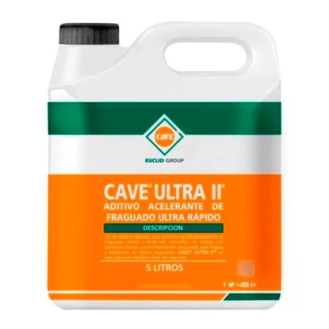 CAVE - Cave Ultra II - Acelerante de Fraguado 6Kg