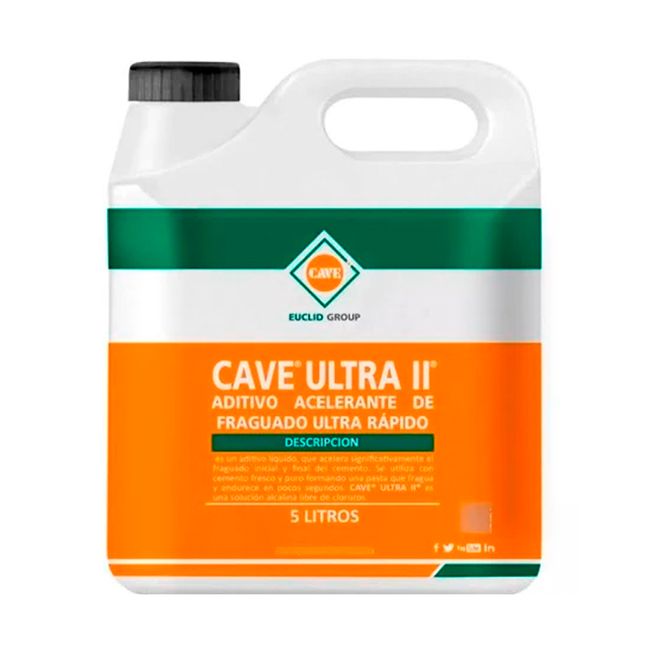 CAVE - Cave Ultra II - Acelerante de Fraguado 6Kg