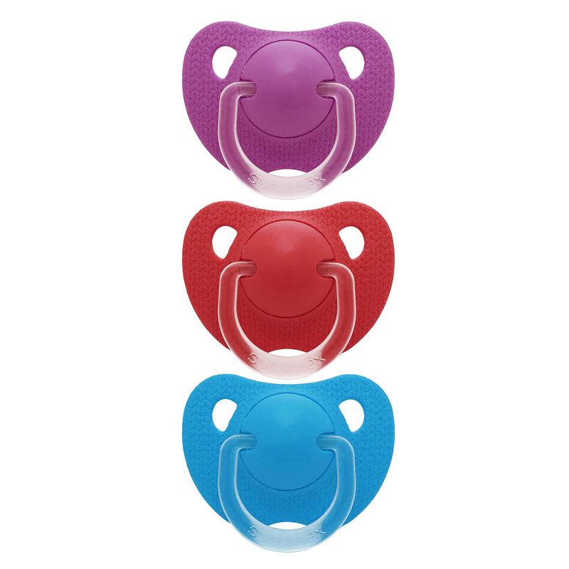 SUAVINEX - PACK 3 CHUPETES ANATÓMICO SILICONA EVOLUTION +6M