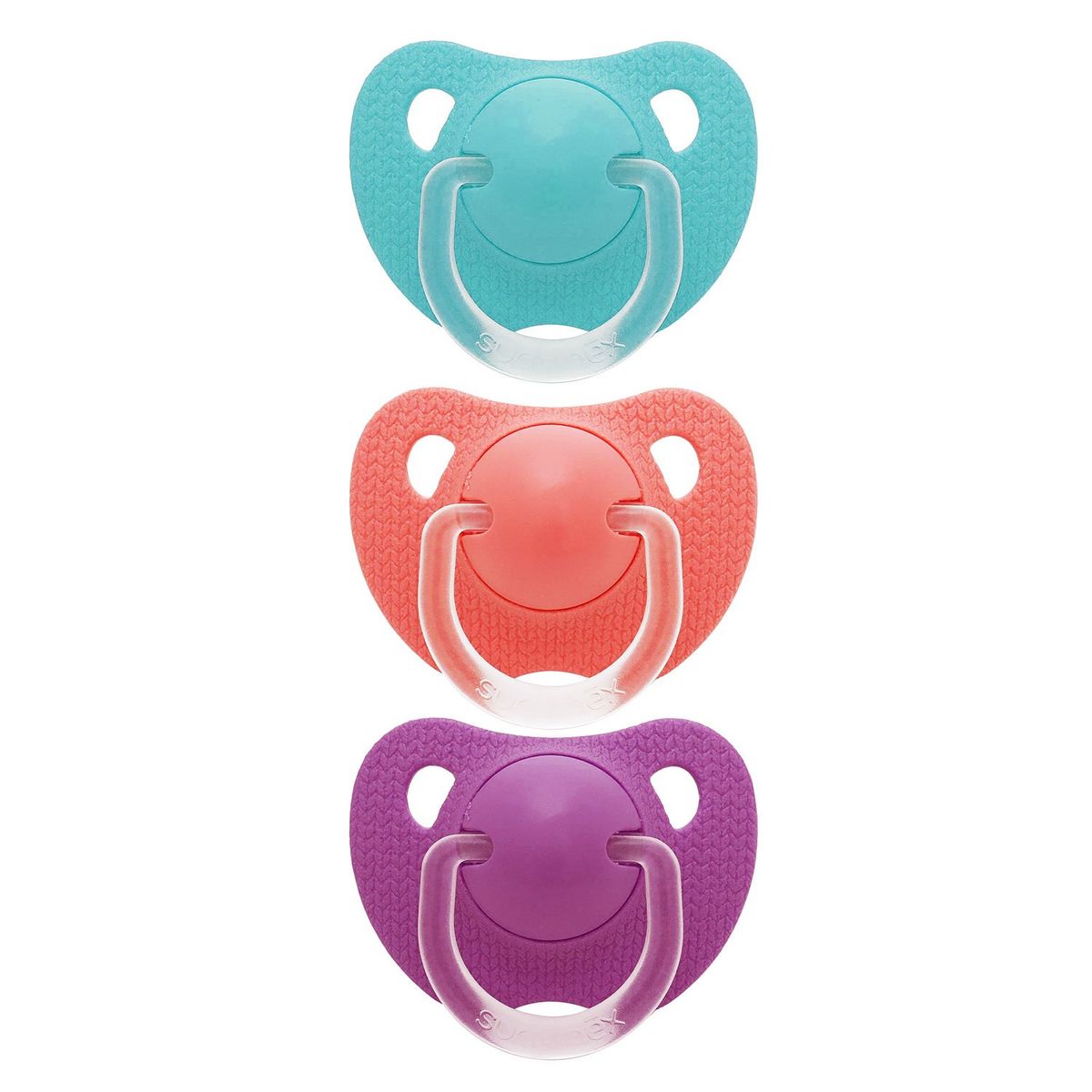 SUAVINEX - PACK 3 CHUPETES ANATÓMICO SILICONA EVOLUTION +6M