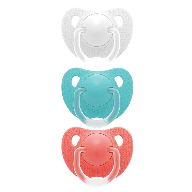 SUAVINEX - PACK 3 CHUPETES ANATÓMICO SILICONA EVOLUTION +6M