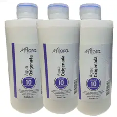 MFLORA - Agua oxigenada En Crema Agua 1000ML Vol10%