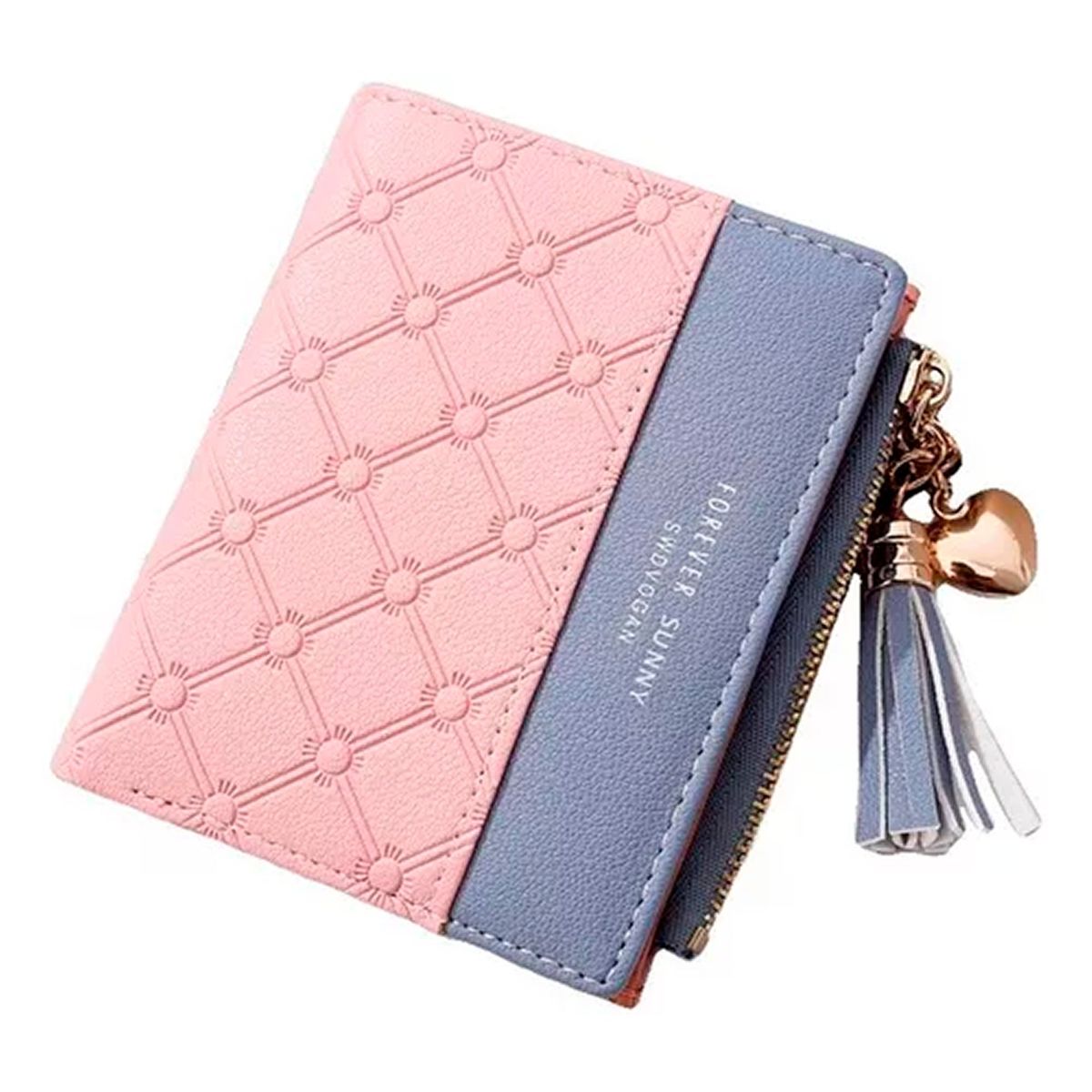 ESHOPANGIE - Billetera Tarjetero Monedero Elegante De Mujer Eco Cuero