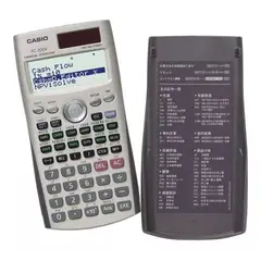 CASIO - Calculadora Financiera Fc-200v Color Plateado