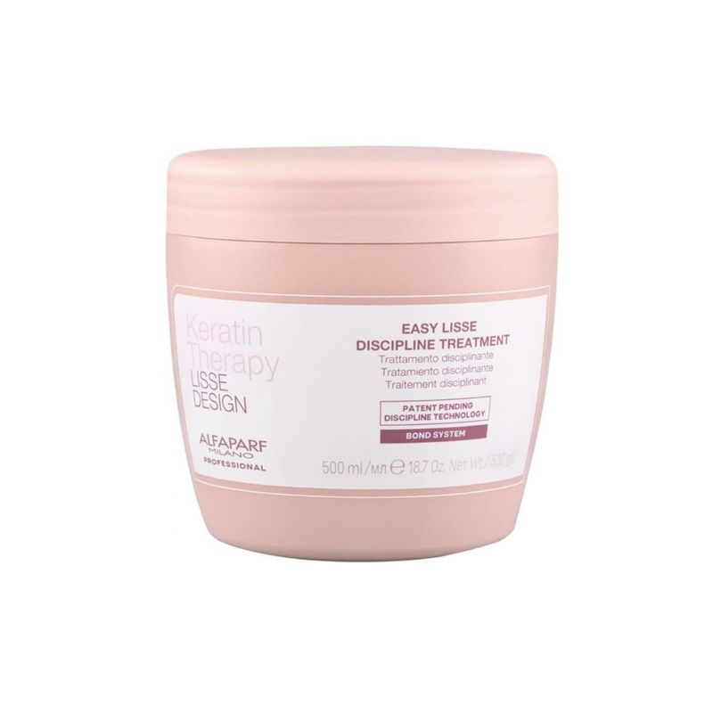 ALFAPARF MILANO - CREMA DISCIPLINANTE EASY LISSE KERATIN TERAPHY LISSE DESING 500 ML.