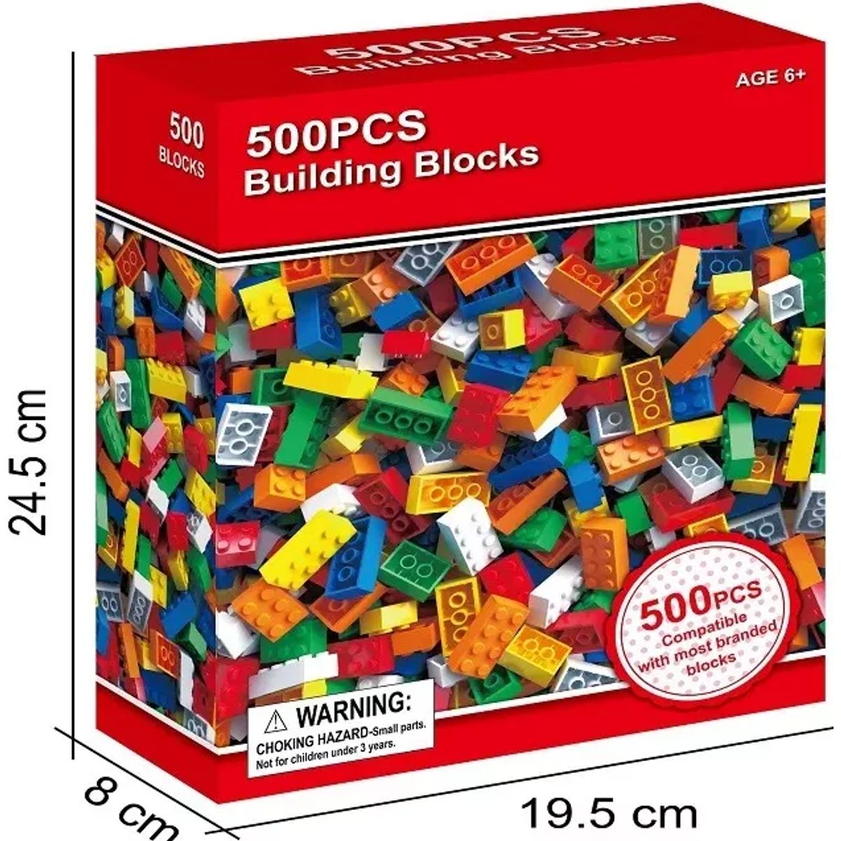 GENERICO - Bloques Tipo Leg 500 Piezas De Construcción.