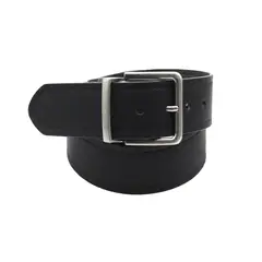 TOPWOLF - Cinturón Reversible 4Cm Negro Gris V6 Eco cuero