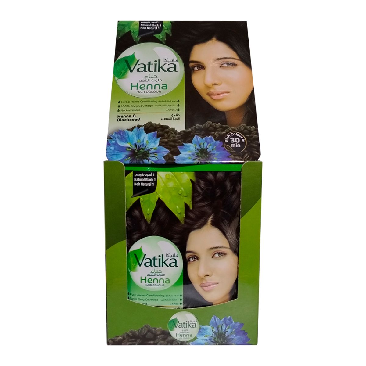 VATIKA NATURALS - Vatika Henna Natural Black 20 Sachets