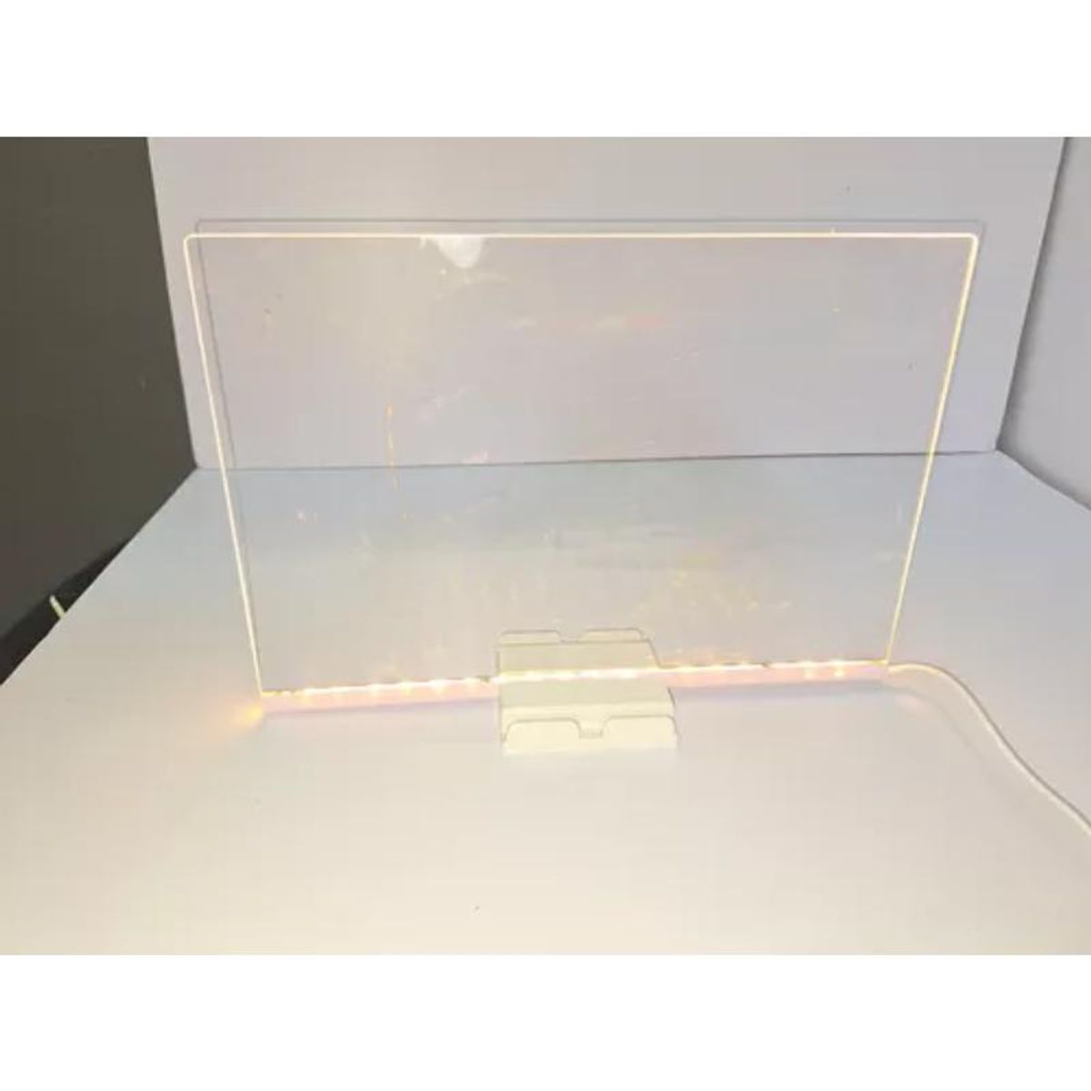 GENERICO - Pizarra Acrílica De Borrado En Seco Con Soporte Luz Led Usb