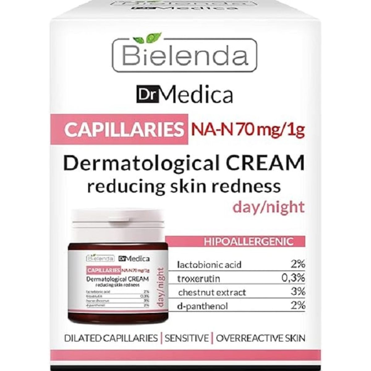 GENERICO - Crema Hidratante Enrojecimiento Dermatológica - Bielenda