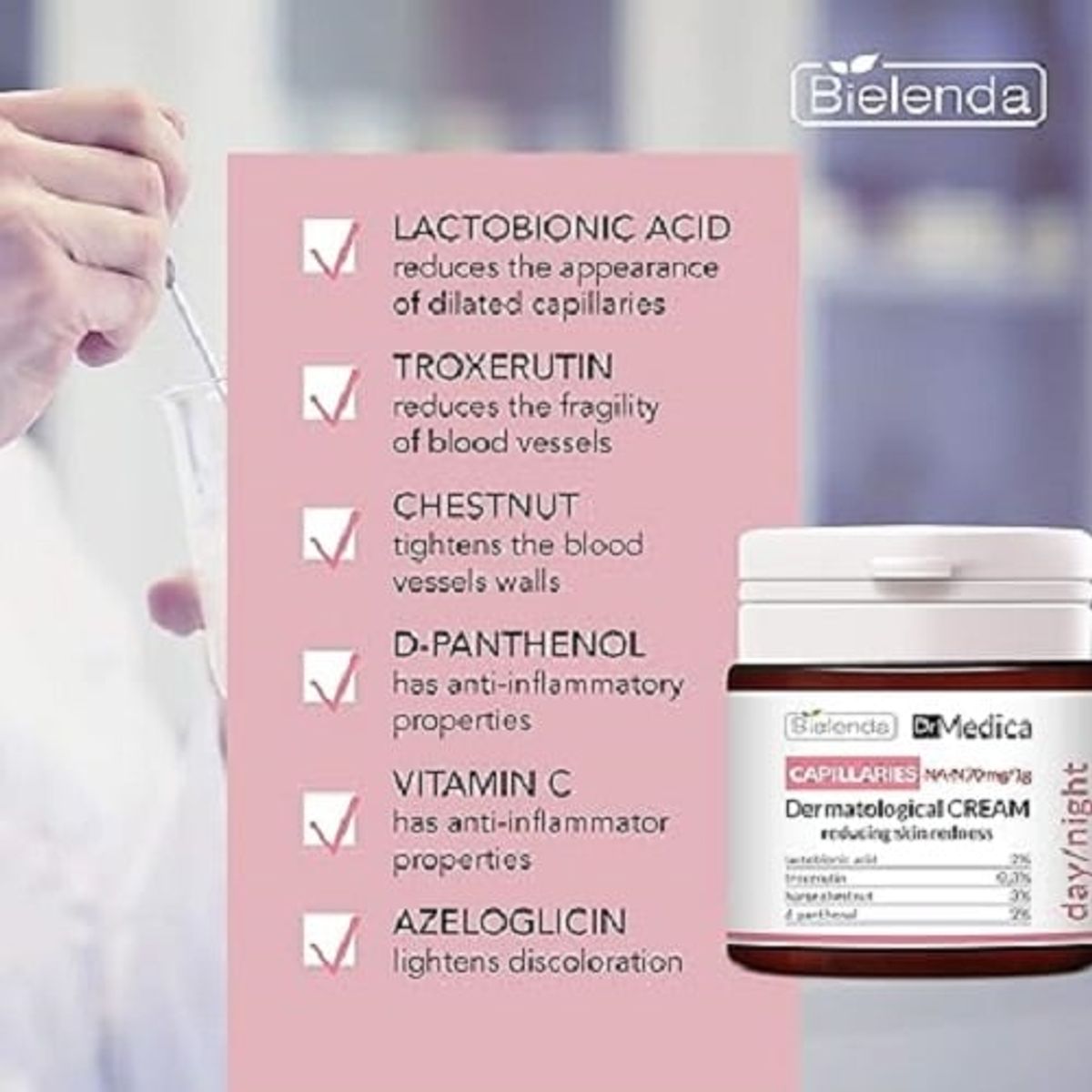 GENERICO - Crema Hidratante Enrojecimiento Dermatológica - Bielenda