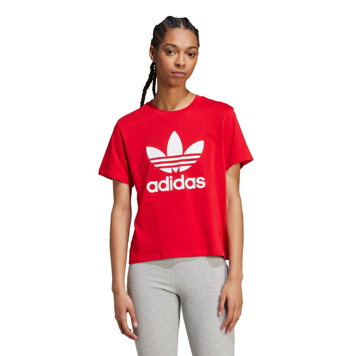 ADIDAS - Polera Adicolor Trifolio Boxy