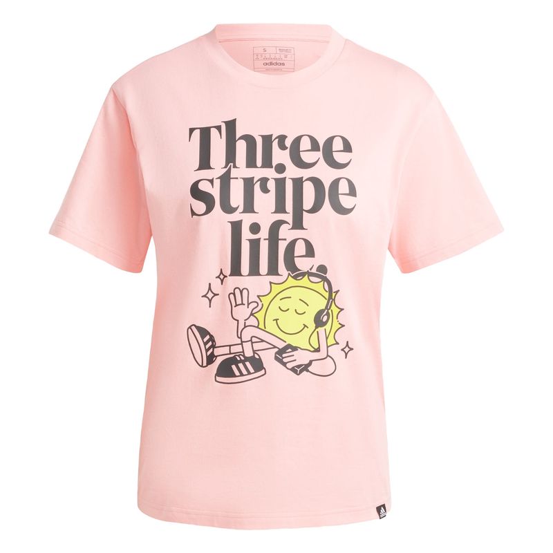 ADIDAS - Polera Positivity Estampada