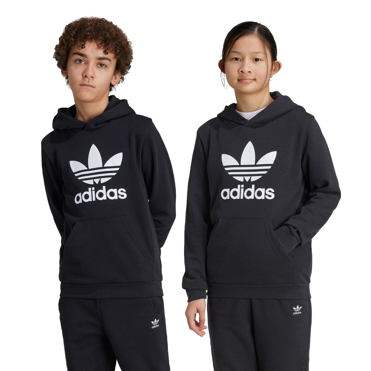 ADIDAS - Polerón con Capucha Trifolio Niños
