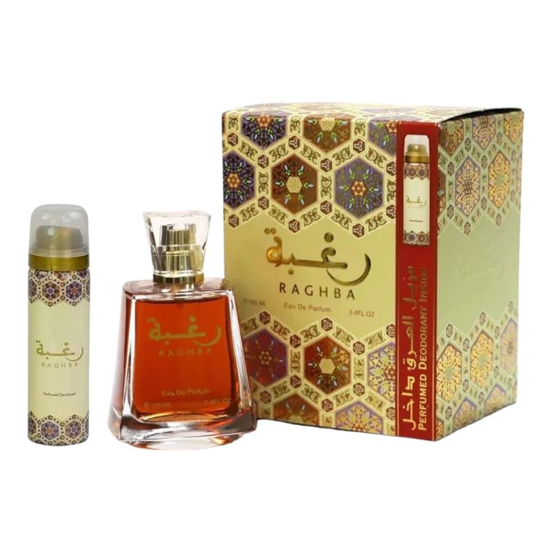 LATTAFA - Lattafa Raghba Set Edp 100ml + Deo 50ml